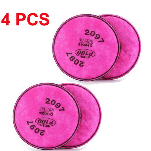 4PCS 2097 Filter Fit for 6800 6100 6200 6300 7501 7502 7503 Respirator