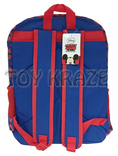 MICKEY MOUSE BACKPACK /& LUNCH BOX SET BLUE RED BOYS SCHOOL 16/" NWT 2 PC