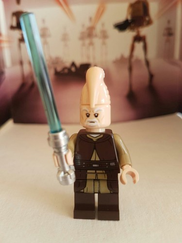 LEGO STAR WARS FIGURINE JEDI KI-ADI-MUNDI TIRÉ DU SET 75206 EN LOOSE NEUF