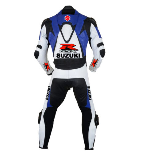Suzuki GSXR Motorcycle Suit Printed Leather Motorbike Sport Biker Racer Armour