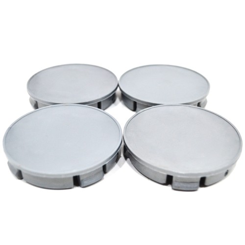 4 Tappi da 58mm//55mm Coprimozzo Grigio Cerchi Auto Centro Ruota Lancia Fiat K07g