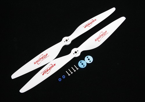Quadrocopter 2x CW // 2x CCW 2 Paar 13x4.4 HiPROP Holz Propeller Wood Propeller