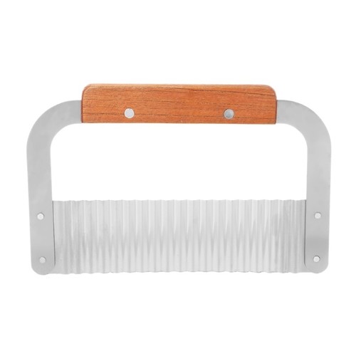 Crinkle Wavy Cutter Stainless Steel Vegetable Potato Chip French Fry Slicer Tool