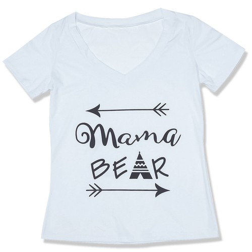 COPPIA di famiglia papà mamma bimbo bambino Abiti abbinati Cotone T-shirt Tee Tops Vestiti