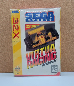 SEGA 32x Sports Games Virtua Racing Deluxe Vintage Sega Game CIB Complete Manual