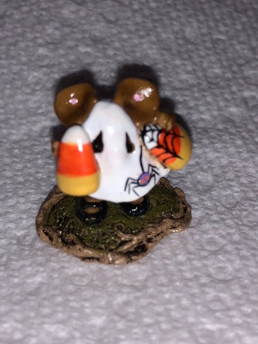 Special Color Wee Forest Folk Spider /& Spider Web Candy Corn Kid Mint New