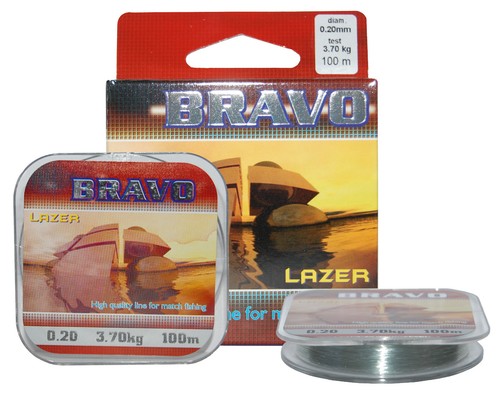 100m Lazer Bravo Mono Fishing Line 3lb 4lb 5lb 6lb 8lb 9lb 12lb 17lb 22lb 28lb