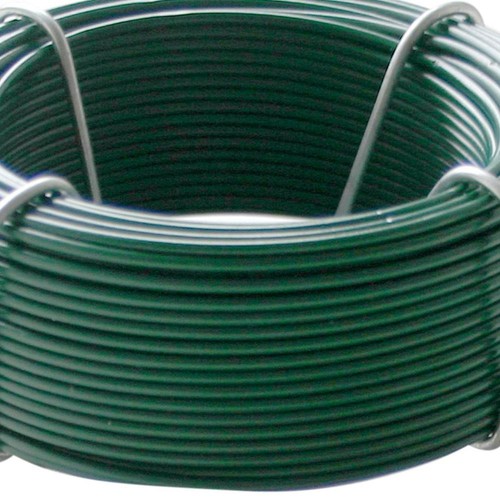 Gardman Plastic Support Green Coated Steel Gardens Flowers Wire D L 1.2Mm 30M