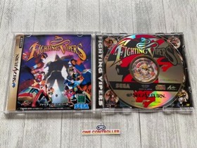 Sega Saturn (SS) Super Robot Taisen F & Fighting Vipers set from Japan