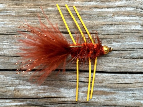 Bass, Bream, Trout, Redfish x 6 Bead Head Autumn Splendor Fly Fishing Flies