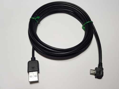 Dash Camera Camcorder Mini USB Power Cable 3.5m Charger with Addition USB Port
