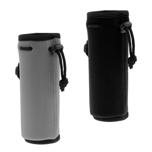 2pcs Neoprene Insulated Sports Water Bottle Cover Pouch Sleeve Bag Holder