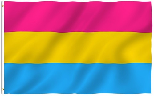 Pansexual Rainbow LGBT Polyester 3x5 Foot Flag Gay Lesbian Omnisexual Banner