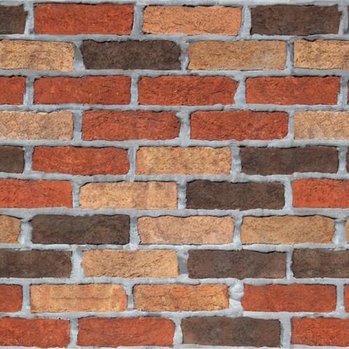 3D Wall Paper Brick Stone Rustic Effect Self-adhesive Wall Sticker Home Decor US