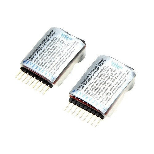 1X 2 Stueck 1-8S Indikator RC Li-Ionen Lipo Batterie Tester Niederspannung Su 2A