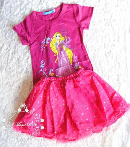 Frozen Girls Kids Baby Princess Short Sleeve T-Shirt Skirt Costume Outfit Gift