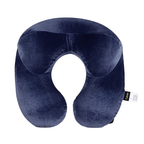 Inflatable U Shape Pillow Neck Head Rest Air Soft Cushion for Travel Plane NEW