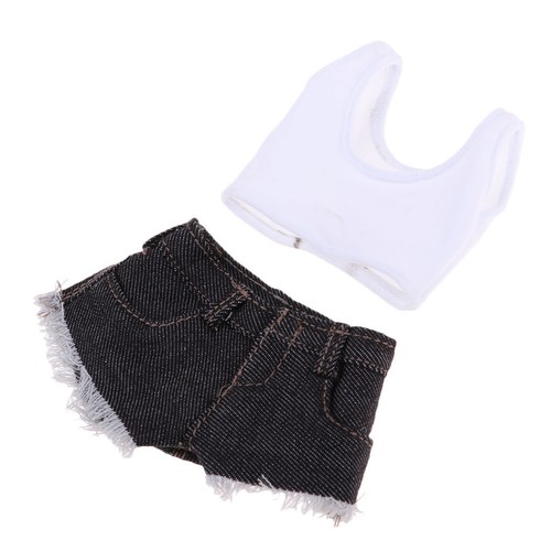 1//6 Female Clothes Vest and Shorts Set for 12/'/' Action Figure Accessories