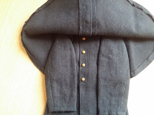 1//6 Battle Gear Toys Manteau à Rotonde 420 02 bleu Marine Guerre de Sécession