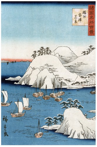 Japanese POSTER.Stylish Graphics.Marine.Asian art.Room Wall Decor 101i