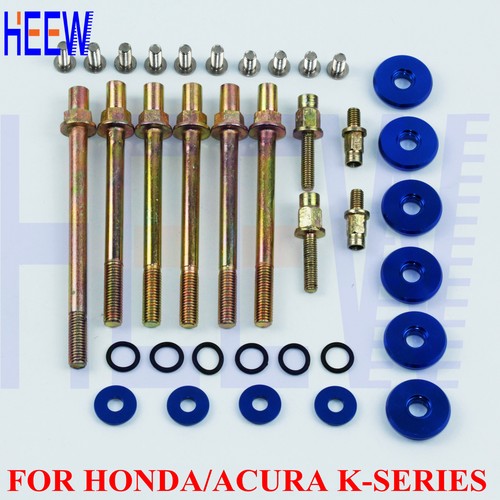 FOR Honda Acura K-Series K20 K24 Engine Valve Cover Fender Washer Screw Bolts B