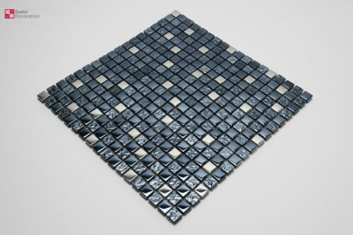 Glasmosaik Mosaikfliesen Fliesenmosaik Mosaik Mosaikglas 30x30 cm Blau Glas Neu 