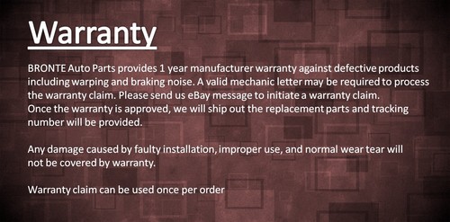2014 2015 2016 For Nissan Rogue Front and Rear Ceramic Brake Pads w//o 3Row Seats