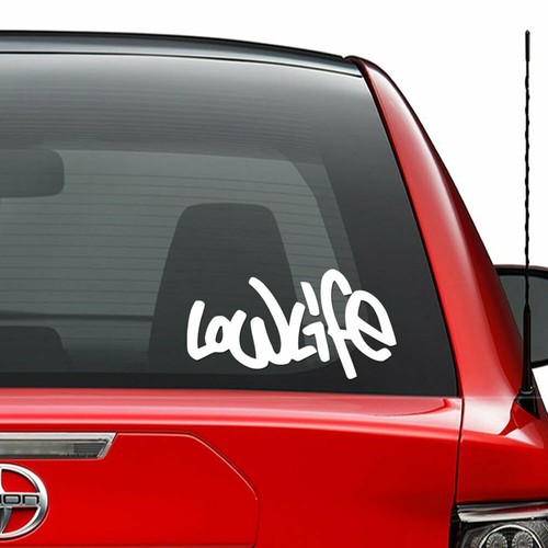 Lowlife Lowered Japanese JDM Vinyl Decal Sticker Car Truck Vehicle Bumper Window