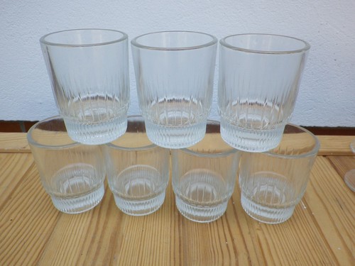 Gläser Trinkgläser Glas für Grog Wodka Likör und Bowle j14