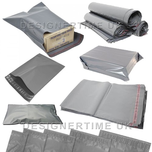 Grey Mailing Bags Self Seal Strong Postage Postal Poly Pack 250x350mm 10/"x14/"