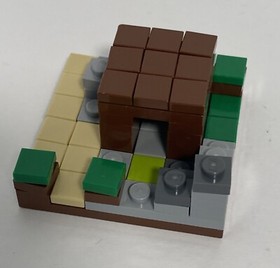 LEGO Minecraft 21102 Micro World The Forest set Steve & Creeper Retired/Read