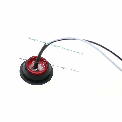 10X 12V Side Red 6 LED 1-1//4/" inch Round Marker Light Boat Car Bus US Stock