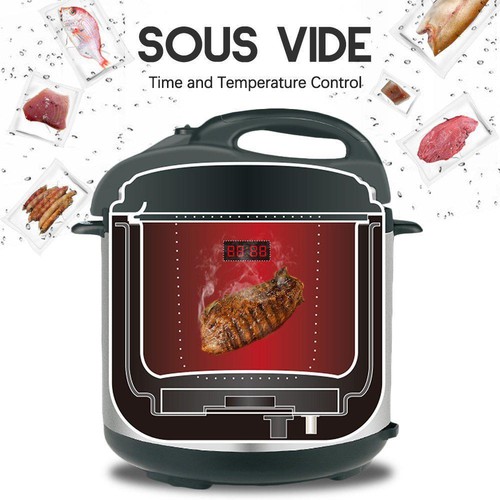 Geek Chef 11-in-1 Multi Pressure Cooker Digital LED Display 6.3 Qt Capacity