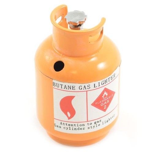 Botella de Gas de aleación Pintado Fastrax escala FAST 2349O Naranja Rojo 60mm X 38mm de diámetro