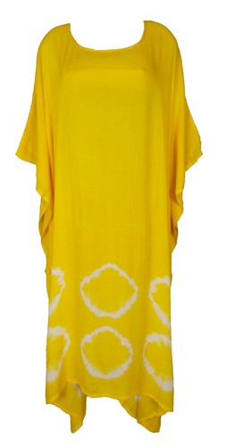 TIE DYE Cover up Kaftan Beach Hippie Dress Boho Size 18 20 22 24 26 28 30 32