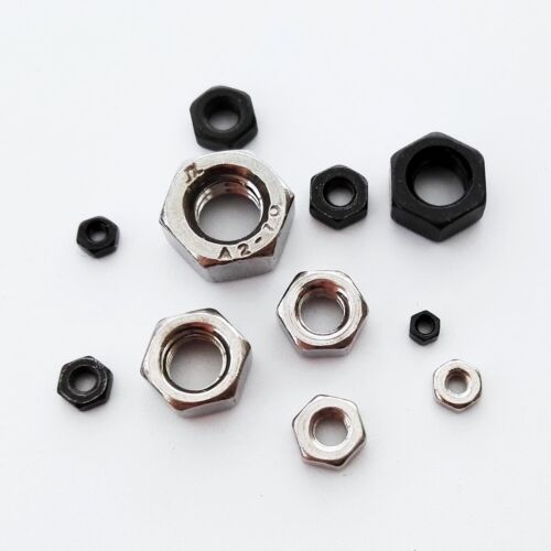 25/50X Nut Hex Round Nylock Locknut For M1.4 M1.6 M2 M2.5 M3 M4 M5 M6 Screw Bolt 25/50X Nut Hex Round Nylock Locknut For M1.4 M1.6 M2 M2.5 M3 M4 M5 M6 Screw Bolt