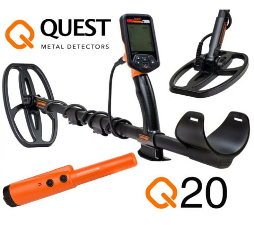 Gratis XPointer Deteknix Quest Q20 Metalldetektor incl