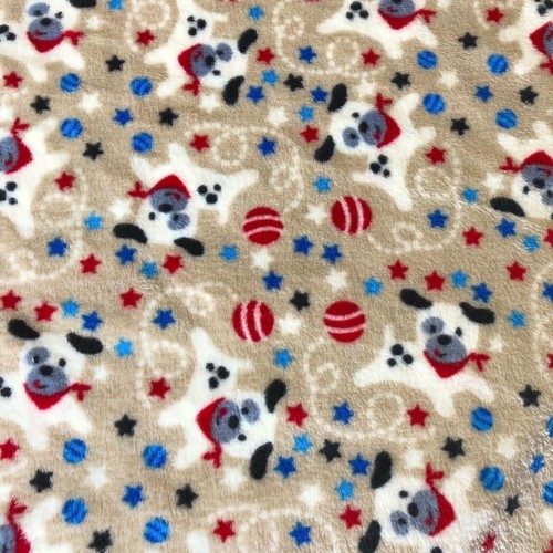 Reversible abrazar suave paño grueso y suave tela perro y bola 150cm Beige