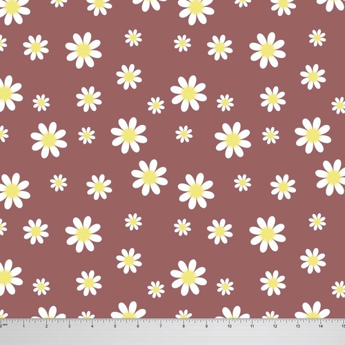 Soimoi Cotton Fabric Material Floral Print 58 Inches Wide By the Metre