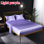 Faux Silk Satin Bedding Set Fitted Sheet Pillowcase Bedcover Elastic Home Decor 