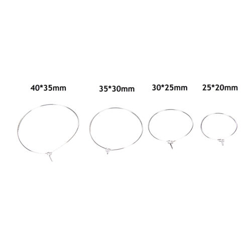 100 Silver Plated Wine Glass Charm Rings//Earring Hoops Wedding Hen Party .;b$
