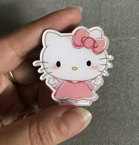 Cute Hello Kitty ID Holders Identity Badge Retractable Card Case Girl/'s Gift