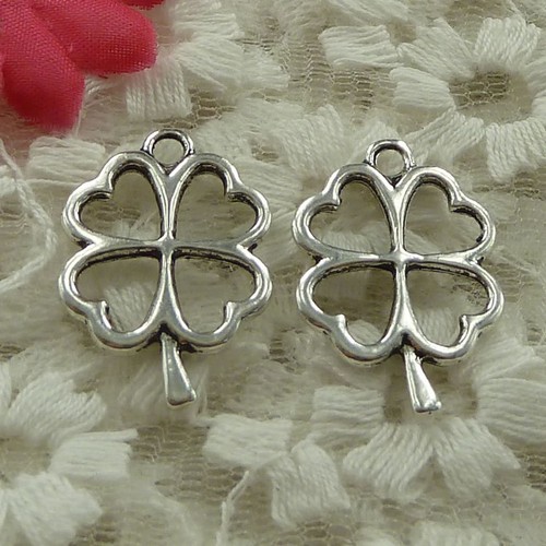 free ship 150 pieces Antique silver bunge bedstraw herb charms 25x17mm #3605