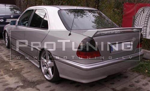 For MERCEDES C CLASS W202 REAR TRUNK SPOILER WING Lip sport boot door MB Benz