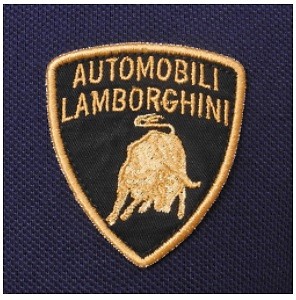 Navy POLOSHIRT Automobili Lamborghini Sportscar Le Mans HURACAN Polo NEW