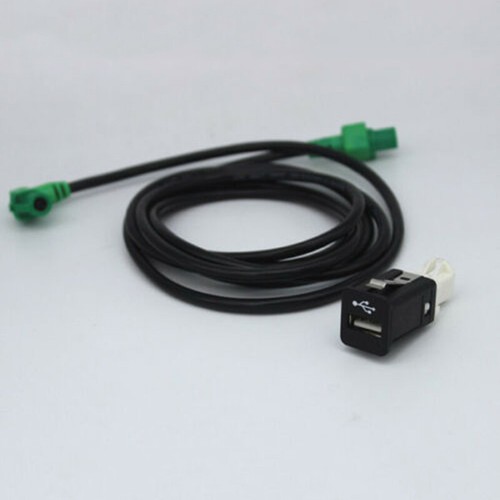Auto USB Switch Socket Wire Cable Harness 61129255716 Replacement For BMW E82