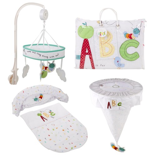Toys R Us Unisex New Baby Nursery Cot Moses Basket Bedding Blanket Set Boy Girl
