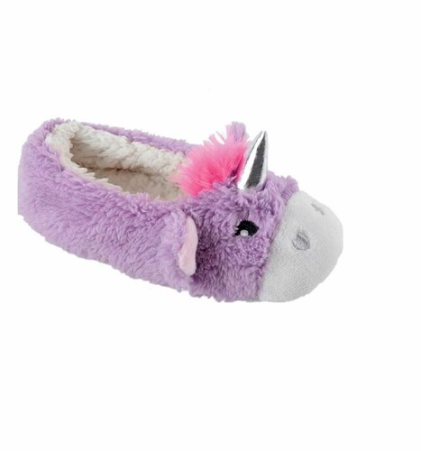 Girls Novelty Character Plush Animal Slippers Nightwear