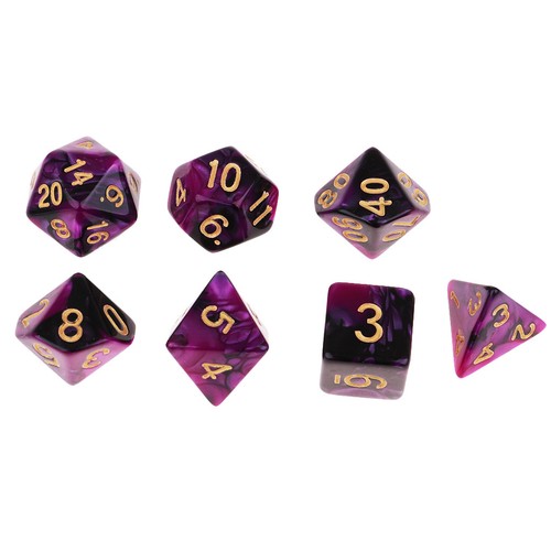 14Pcs Polyhedral Dice Board Game Toy Gift for Dungeons /& Dragons