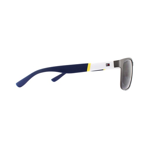 Tommy Hilfiger Sunglasses TH 1283//S FO5 3H Ruthenium White Grey Polarized